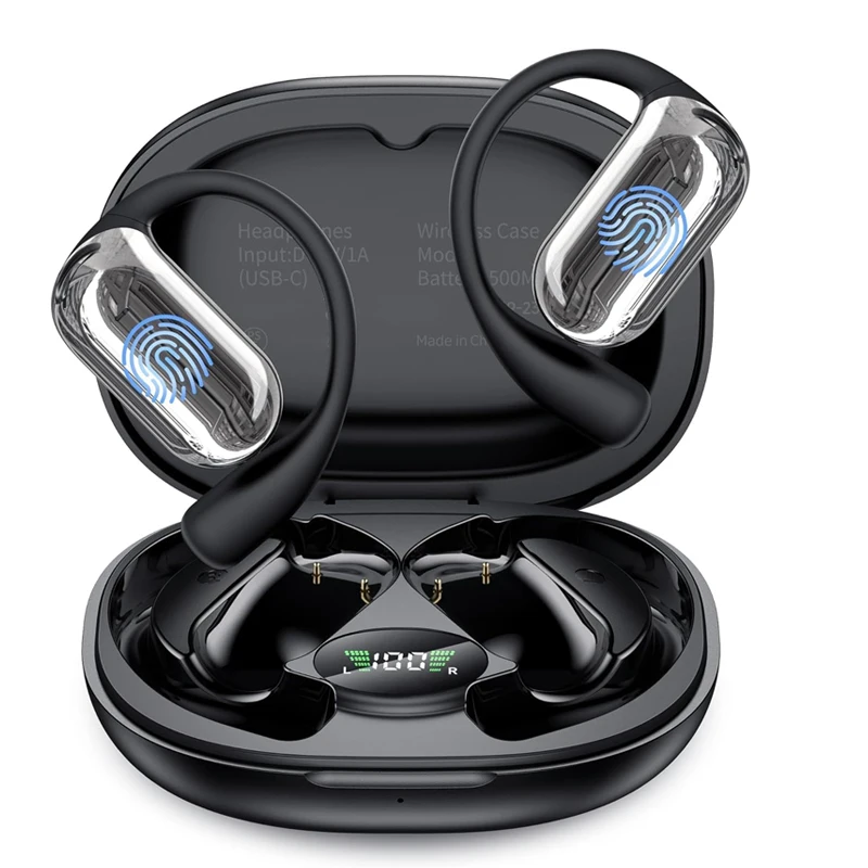 מדריך הפעלה לאוזניות תרגום AI Uyuxo OWS. אוזניות אלחוטיות איכותיות, נוחות ורצות, עם תמיכה באפליקציה חכמה.