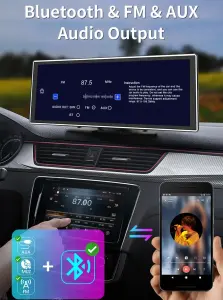 מערכת מולטימדיה לרכב עם CarPlay ו-Android Auto אלחוטי, מסך IPS איכותי ותמיכה במצלמות רוורס. שדרגו את חוויית הנהיגה עם מסך מולטימדיה איכותי, חיבור קל לטלפון, מוזיקה וניווט.